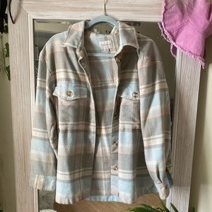 Oversized Flannel Jacket